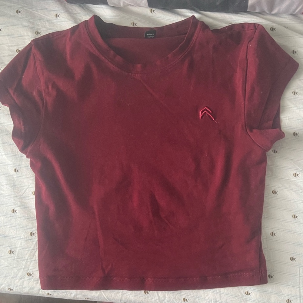 Oner Active Maroon Crop Top